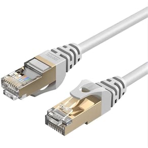 Cabo Ethernet Cat 6 20m Preto - Alta Velocidade 1Gbps