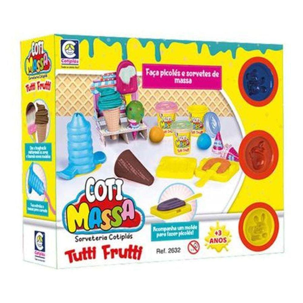 Coti Massa de Modelar Tutti Frutti Sorveteria - Cotiplás