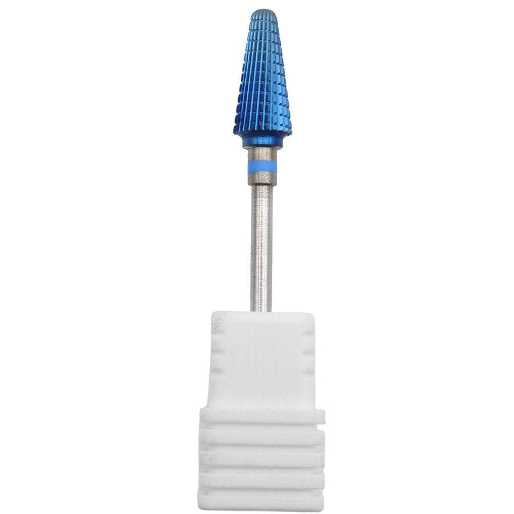 Fresa Broca Tungstênio Azul Cônica Haste 2.3 Desbaste Médio