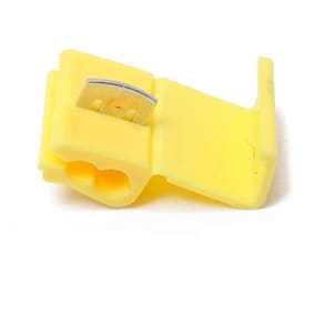 250 X Conector Derivação Emenda Cabos Fios Amarelo - 4 A 6Mm