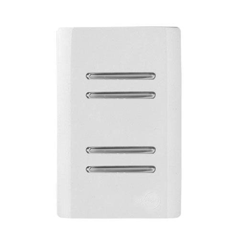 Cj 2 Simples +2 Paralelos Especial 4X2 Novara Branco Cromado