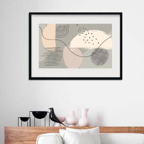 Quadro Horizontal Tons Pasteis - 60X48Cm