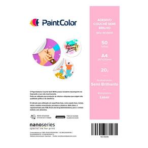 Adesivo Couchè Semi Brilho 20g A4 - 50 Folhas