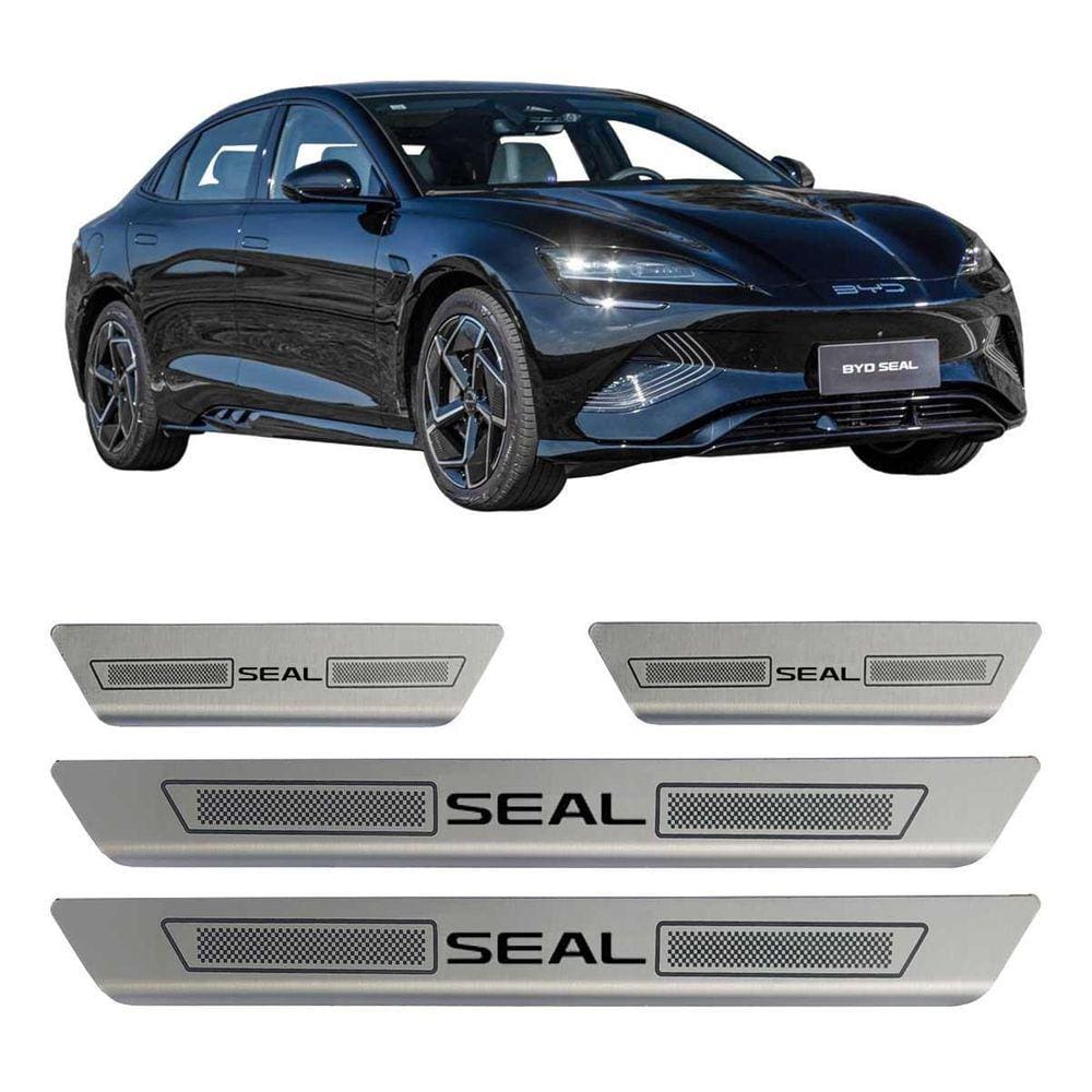 Kit Soleira De Porta Aço Inox Escovado Byd Seal