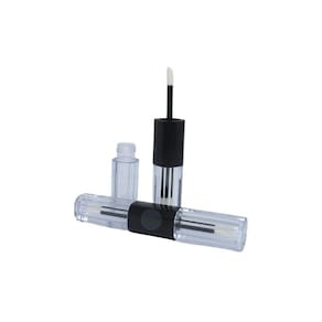 Frasco Quadrado Mini Duplo Batom Liquido Vazio 2,5Ml - 10Und