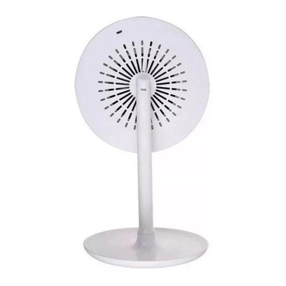 Espelho De Led Com Ventilador Mini Espelho Aumento Usb Pilha