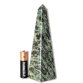 Obelisco Quartzo Brasil Pedra Natural 13cm 248g Cod 142202