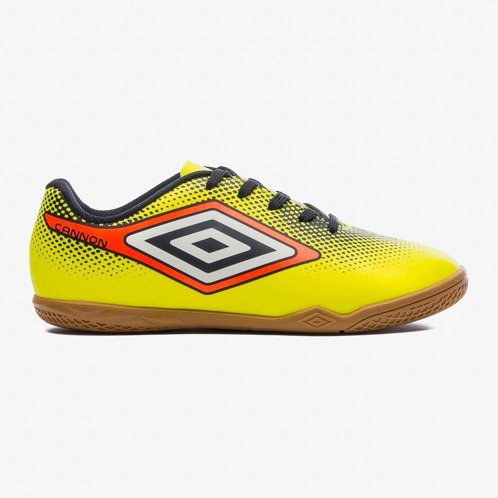 Chuteira Indoor Umbro Cannon Jr - Limão