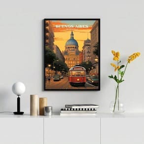 Quadro Decorativo Buenos Aires - Argentina 45X34Cm