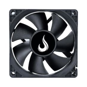 Cooler Fan 80Mm Risemode Black 1500 Rpm 12V Molex Ventoinha