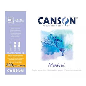 Bloco Aquarela Montval 100 Folhas 300g Canson