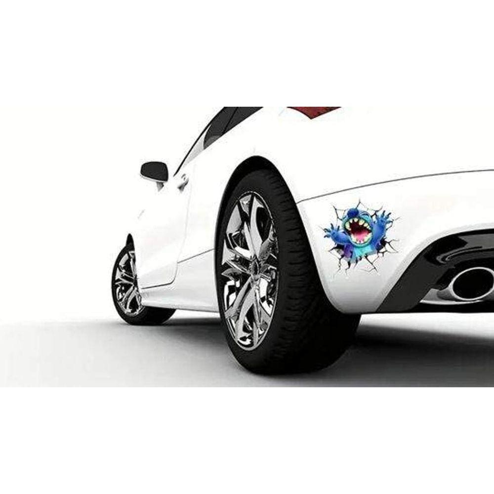 Adesivo Para Carro Stitch 3D Mod01