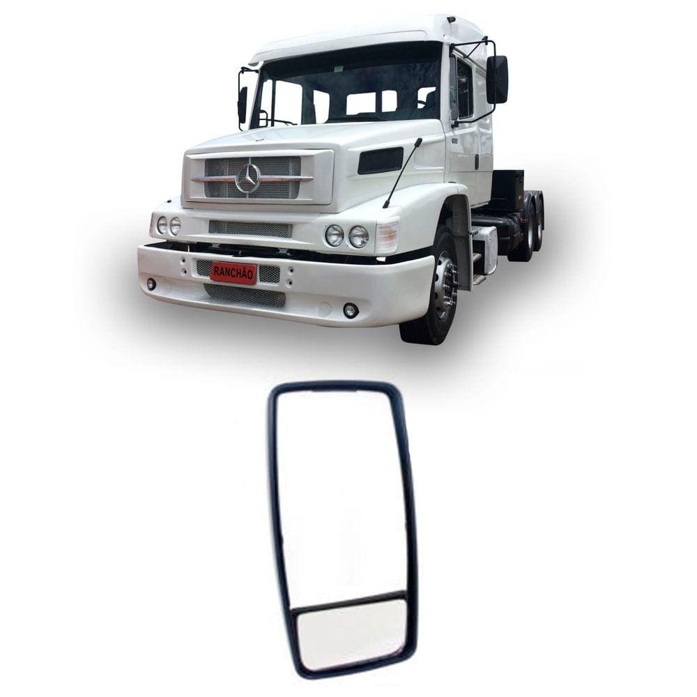 Espelho Retrovisor Plano Externo Bifocal Caminhão Mb 1938