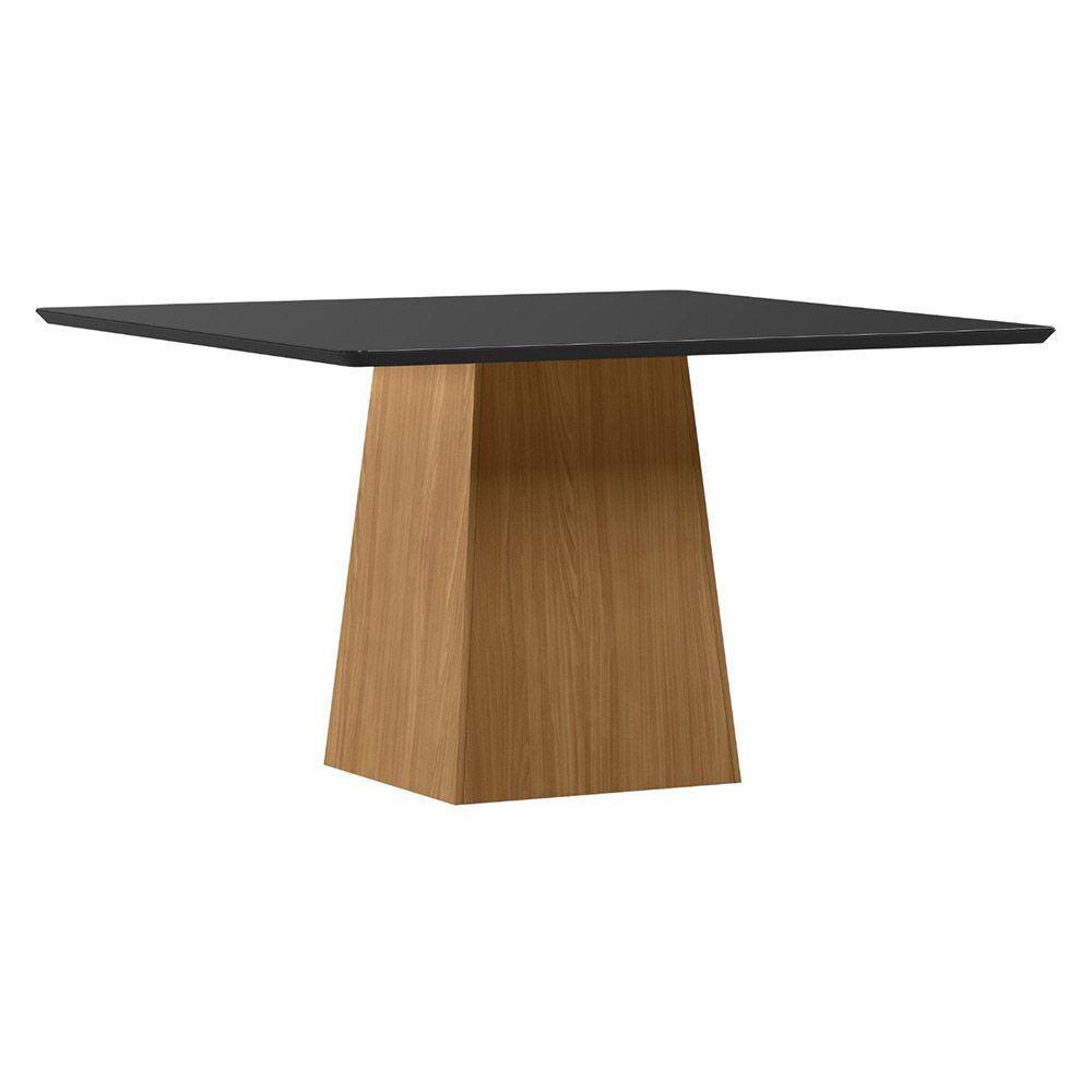 Mesa Bárbara 135x135cm - Ypê/Preto