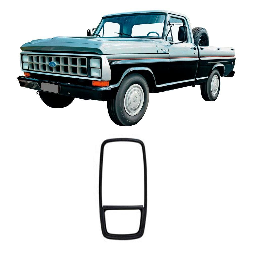 Espelho Retrovisor Plano Avulso Bipartido Modelo Ford F1000 L/E