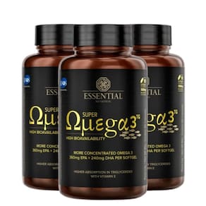 Kit 3 Super Ômega 3 - 90Caps - Essential Nutrition