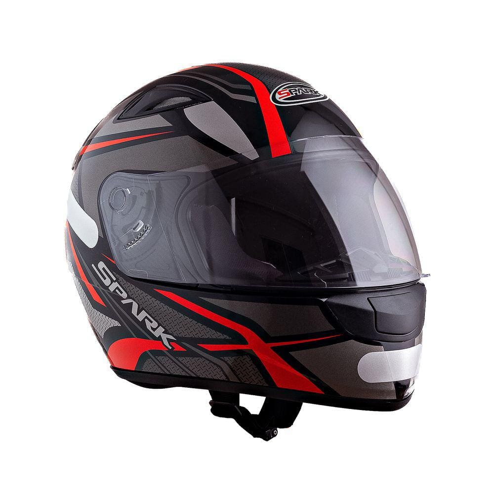 Capacete Spark Spider Preto/Vermelho