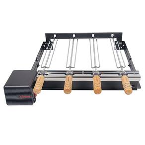 Churrasqueira Giragrill Regulável com 4 espetos Bivolt