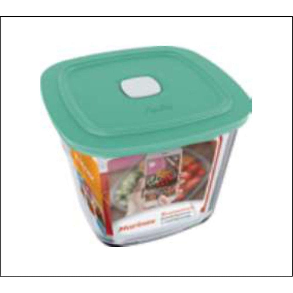 Tigela De Vidro Com Tampa Facilita Vap 1 Litro 6 Pote Alto