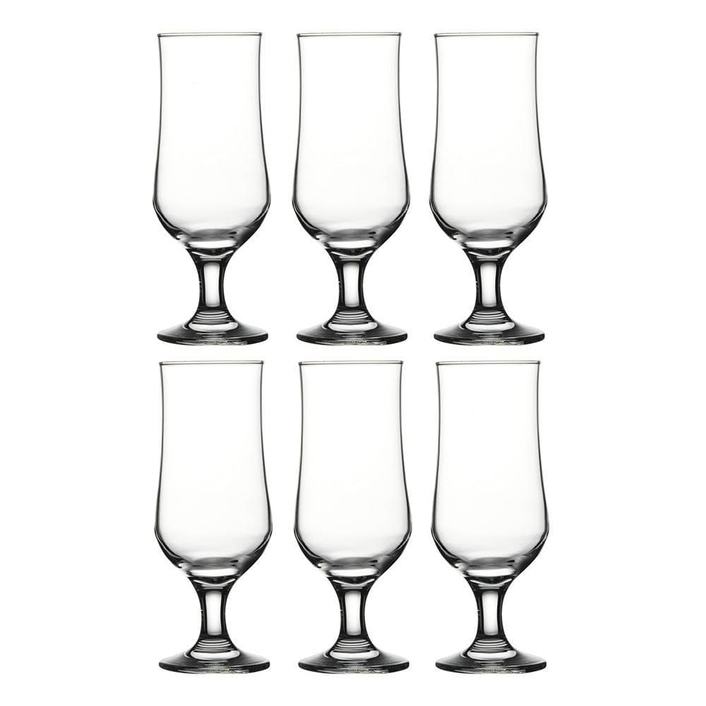 Conjunto 6 Taças Vidro Cerveja 385ml Transparente G4U