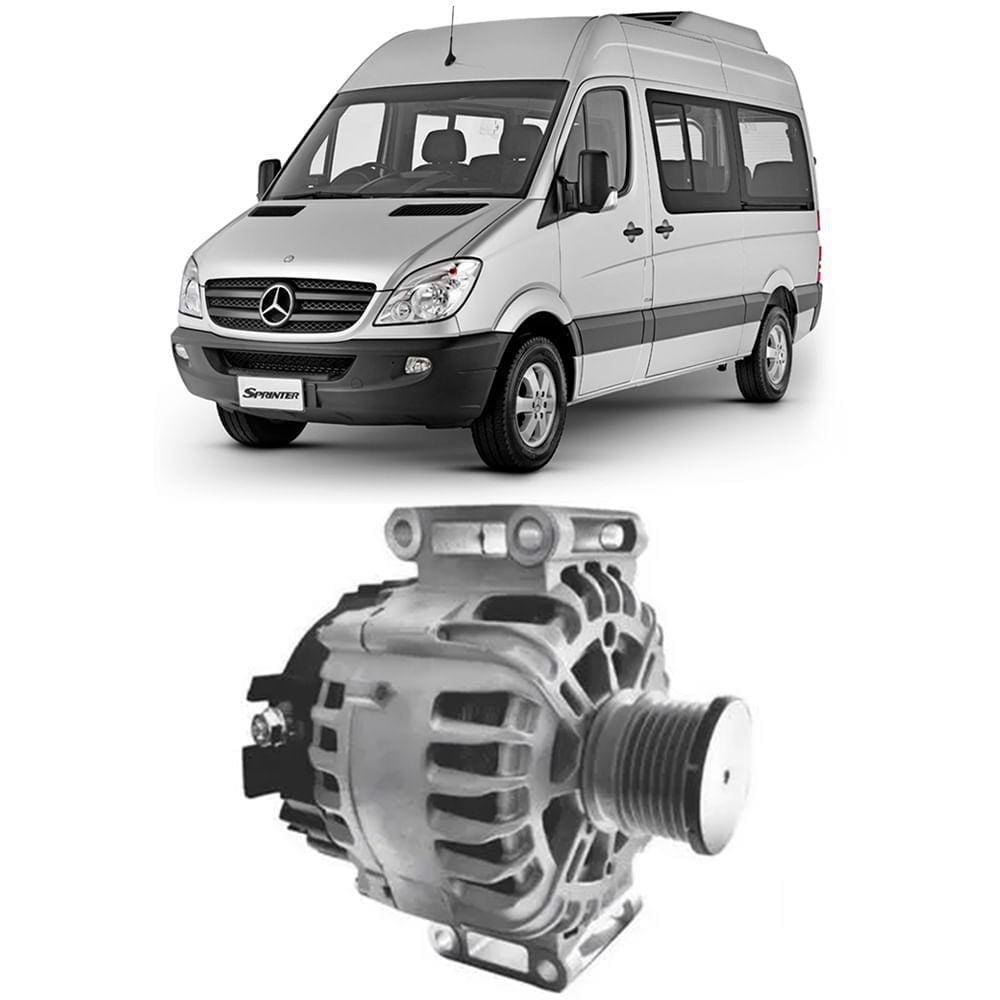 Alternador Mercedes Benz 515 2.2 2011 em diante Valeo 439653