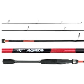 2 Varas Carretilha Carbono Ágata C 562 Albatroz 1,68M 6-12Lb