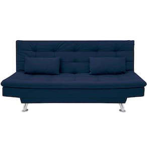 Sofá-Cama 1,90 Metros Linoforte Melissa, Suede Veludo, Espuma D-33
