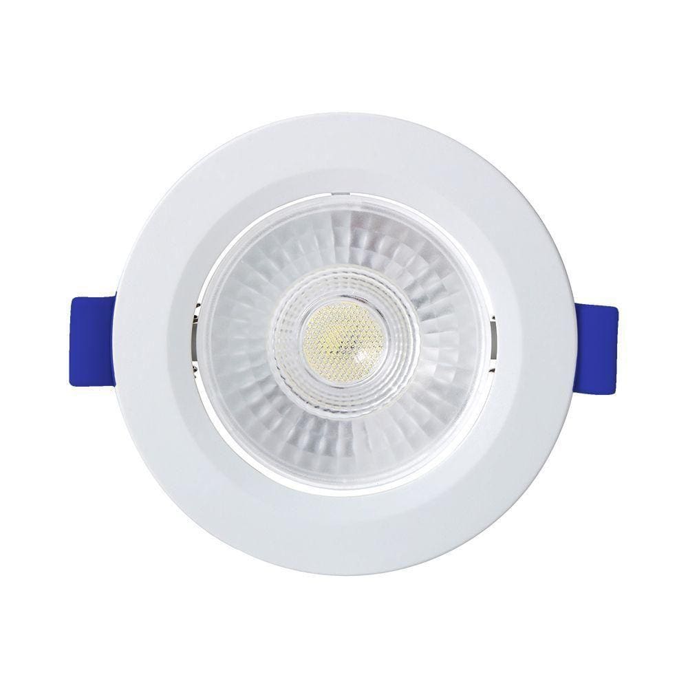 Spot De Led Embutir Slim Mr16 Redondo 6w Bivolt Blumenau 4100k Luz Neutra