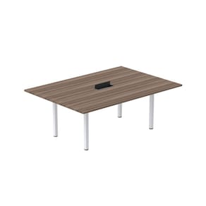 Mesa Reunião 200cm X 120cm Mrcpb2012 Walnut/Branco