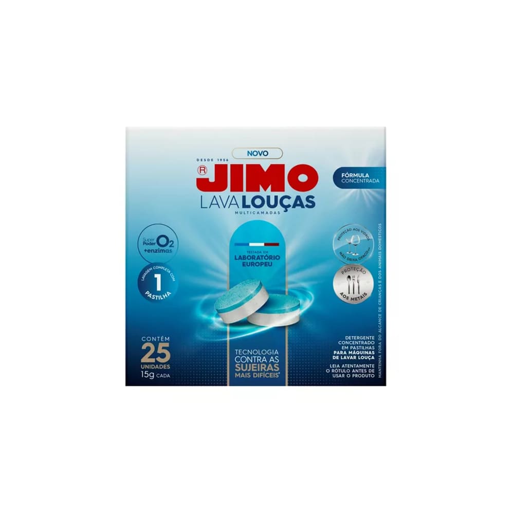 Jimo Lava Louças Multicamadas Concentrado 25 unidades de 15g