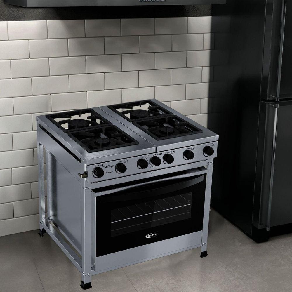 Fogão Semi-industrial 4 Queimadores com Forno 136