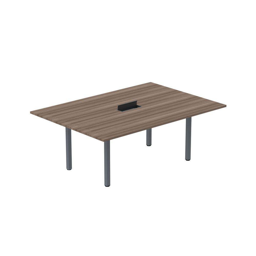 Mesa Reunião 200cm X 140cm Mrcpb2014 Walnut/Grafito