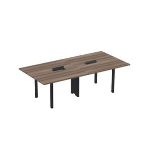 Mesa Reunião 240cm X 120cm Mrcpb2412 Walnut/Cinza