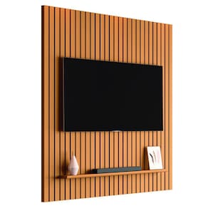 Painel Para TV Ripado Até 55 Polegadas Mega 1,35m Cedro EDN