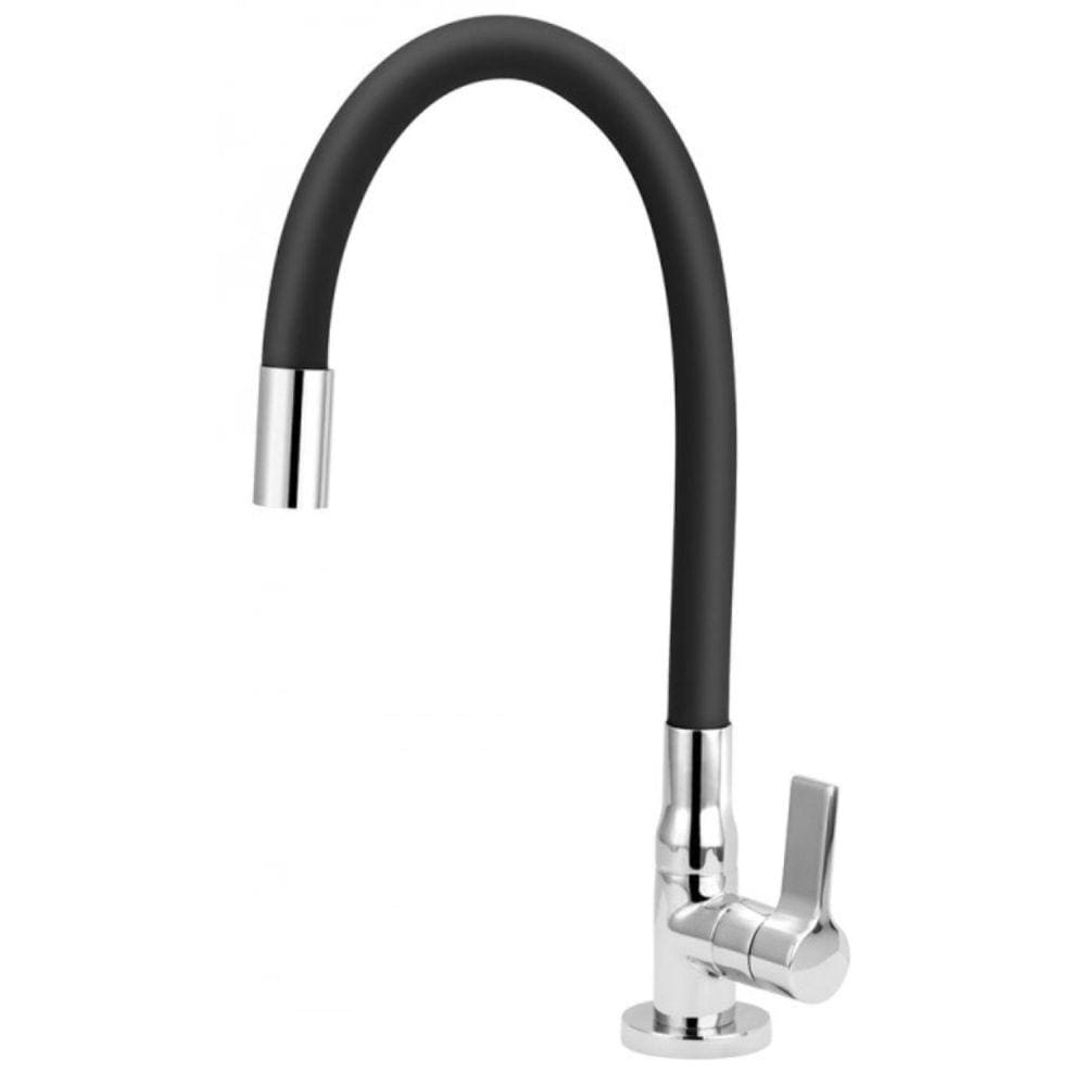 Torneira Cozinha Mesa Bica Articulada Versata Preto