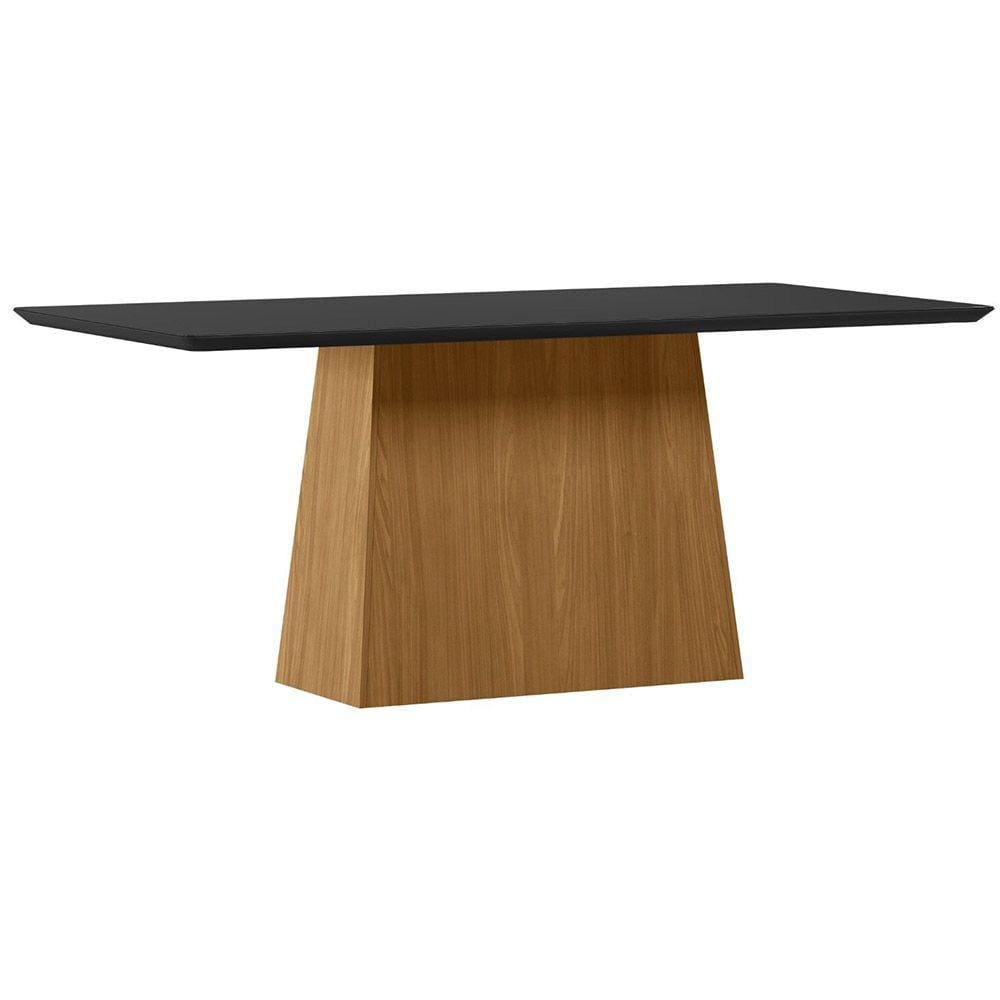 Mesa Bárbara 180x90cm - Ypê/Preto