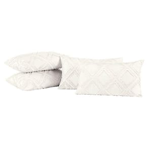 Kit 04 Almofadas Cheias Aveline 60cm X 30cm Off White