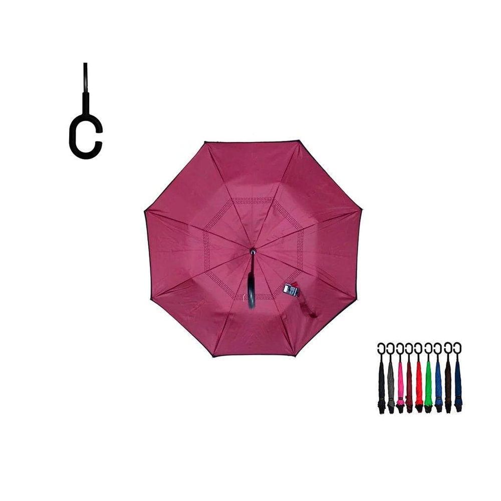 Guarda Chuva Invertido Resistente Facinato I2090L Pink