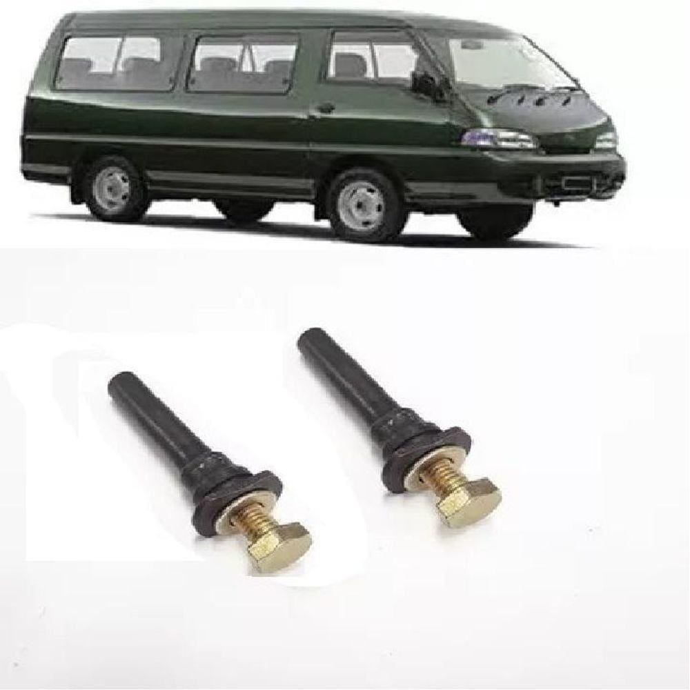 Pino Guia Pinça Freio Diant Hyundai H100 Todas Kit Com 2Un