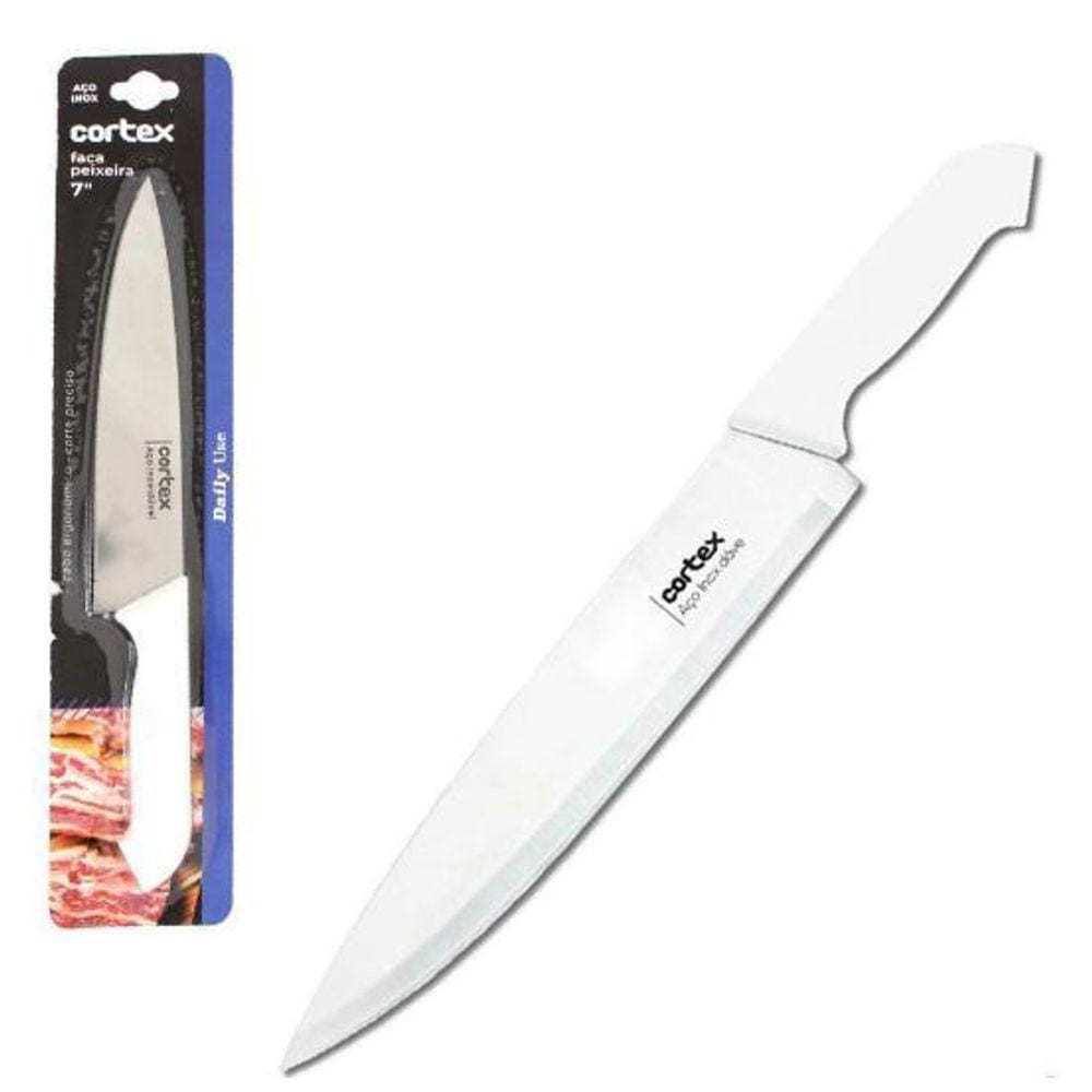 Faca Peixeira 7 Em Inox - Cortex