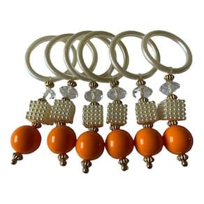 Porta Guardanapo Requinte Argolas Pedraria Kit 6 Peças