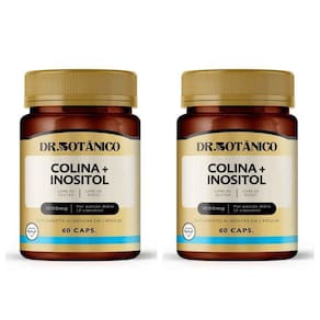 Kit 2 Un - Colina + Inositol 1000Mg 60 Caps Dr Botanico