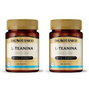 Kit 2 Un - Aminoacido L Teanina 400Mg 60 Caps Dr Botanico