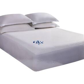 Protetor de Colchão King Impermeável Jacquard Sonhare Branco Antialérgico