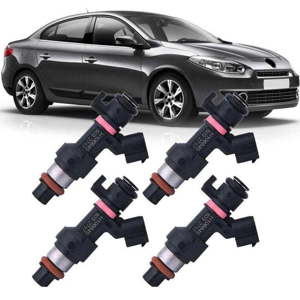 Kit 4 Bico Injetor Fluence 2.0 16V Flex 2010 À 2017- H106845