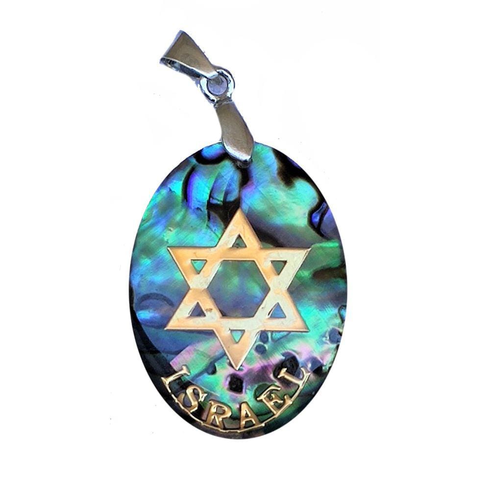 Pingente Estrela De Davi Verde - Direito De Israel