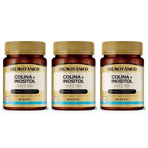 Kit 3 Un - Colina + Inositol 1000Mg 60 Caps Dr Botanico