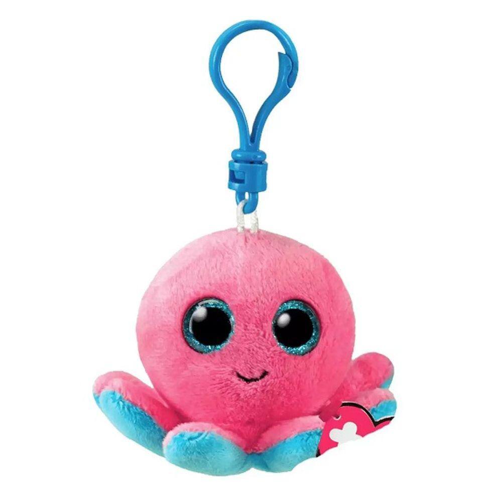 Chaveiro Pelucia TY Beanie Boos Polvo Sheldon TOYNG 51534