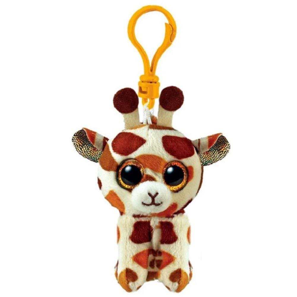 Chaveiro Pelucia TY Beanie Boos Girafa STILTS TOYNG 51534