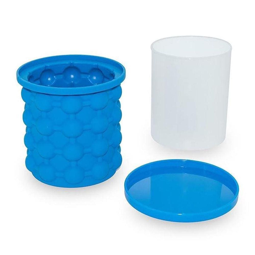 Balde Forma De Gelo Em Silicone Mini Ice Magic Cube Cubes